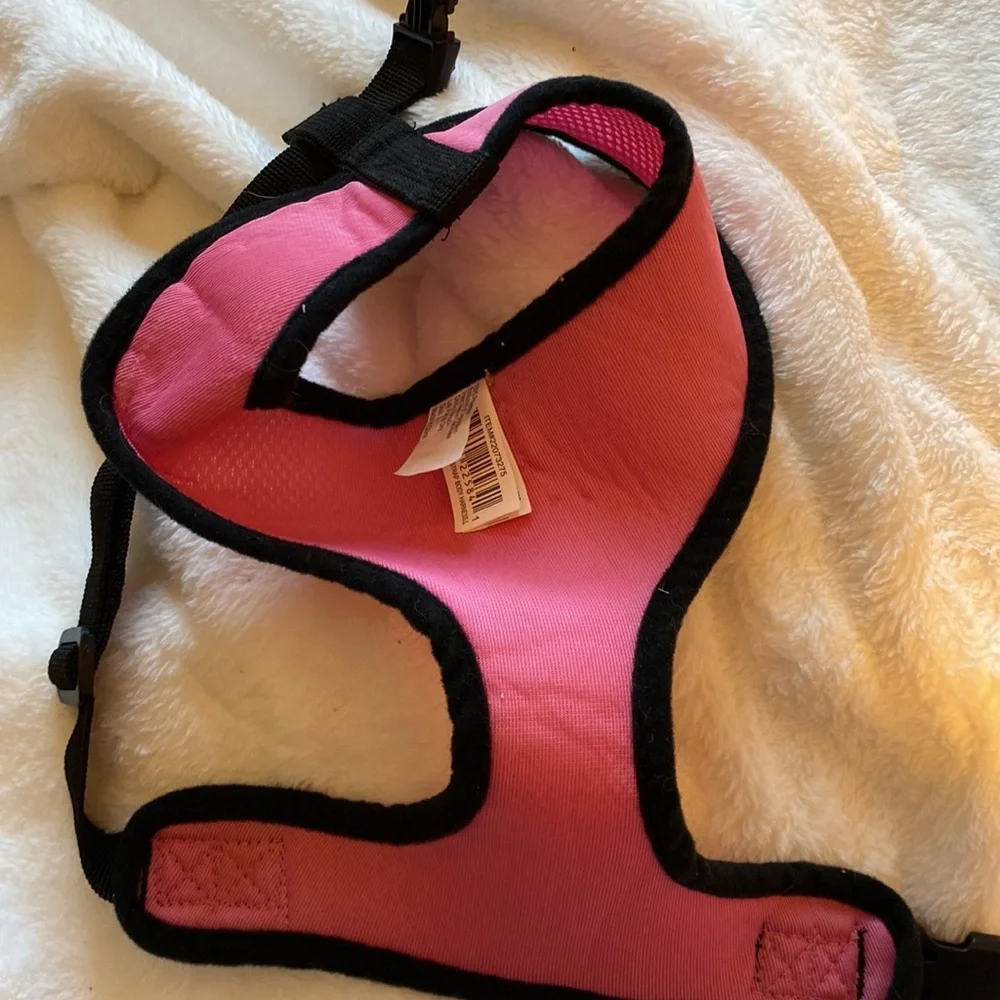 Medium pink mesh T-strap body harness size Large